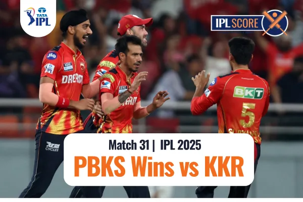 PBKS vs KKR IPL 2025 15 April