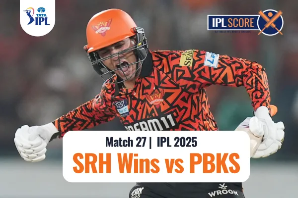 PBKS vs SRH IPL 2025 27 Match 12 April