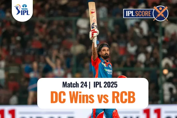 RCB vs DC IPL 2025 match 24 10 April - DC vs RCB